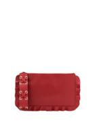 Red Valentino Red(v) Rock Ruffles Clutch