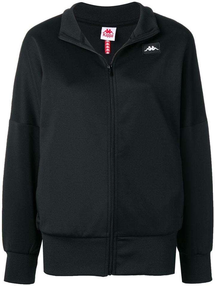 Kappa Logo Detail Track Jacket - Black