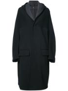 Y's Cocoon Coat - Black