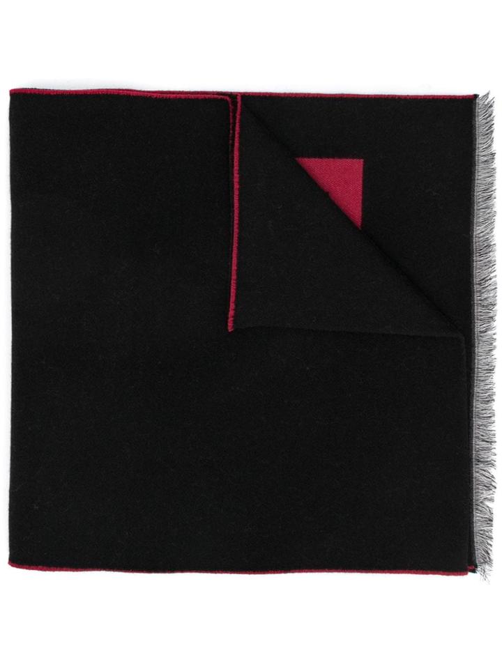 Givenchy Wide Logo Scarf - Black