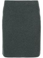 Ralph Lauren Collection Short Fitted Skirt - Grey