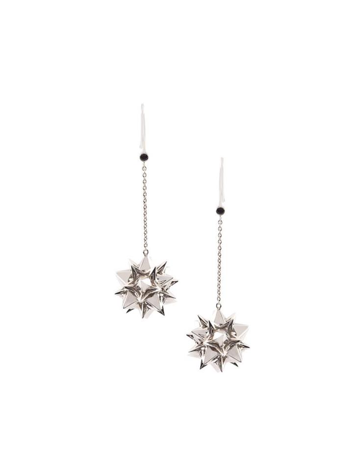 John Brevard 'nova' Sapphire Dangle Earrings, Women's, Metallic