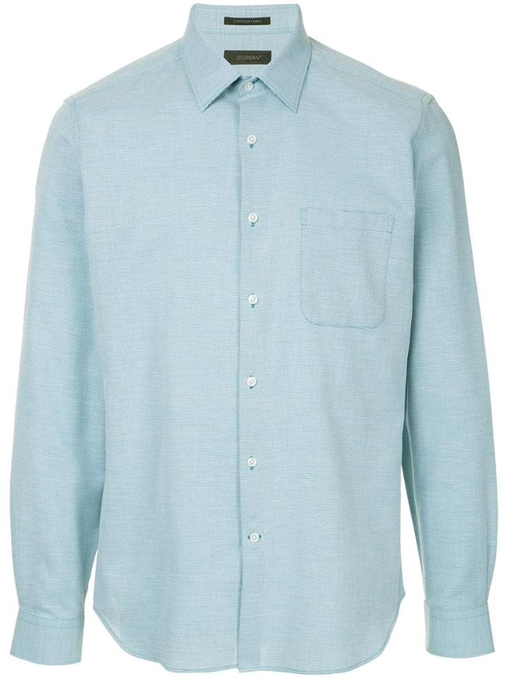 D'urban Basic Plain Shirt - Blue