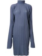 Strateas Carlucci Pleated Funnel Neck Tunic, Women's, Size: Small, Grey, Polyester
