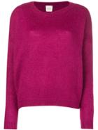 Alysi Long-sleeve Fitted Sweater - Pink & Purple