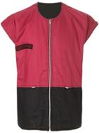 Issey Miyake Pre-owned 1980's Sports Line Blockcolour Vest - Red
