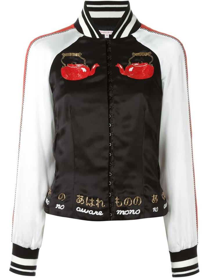 Olympia Le-tan Teapot Embroidery Jacket