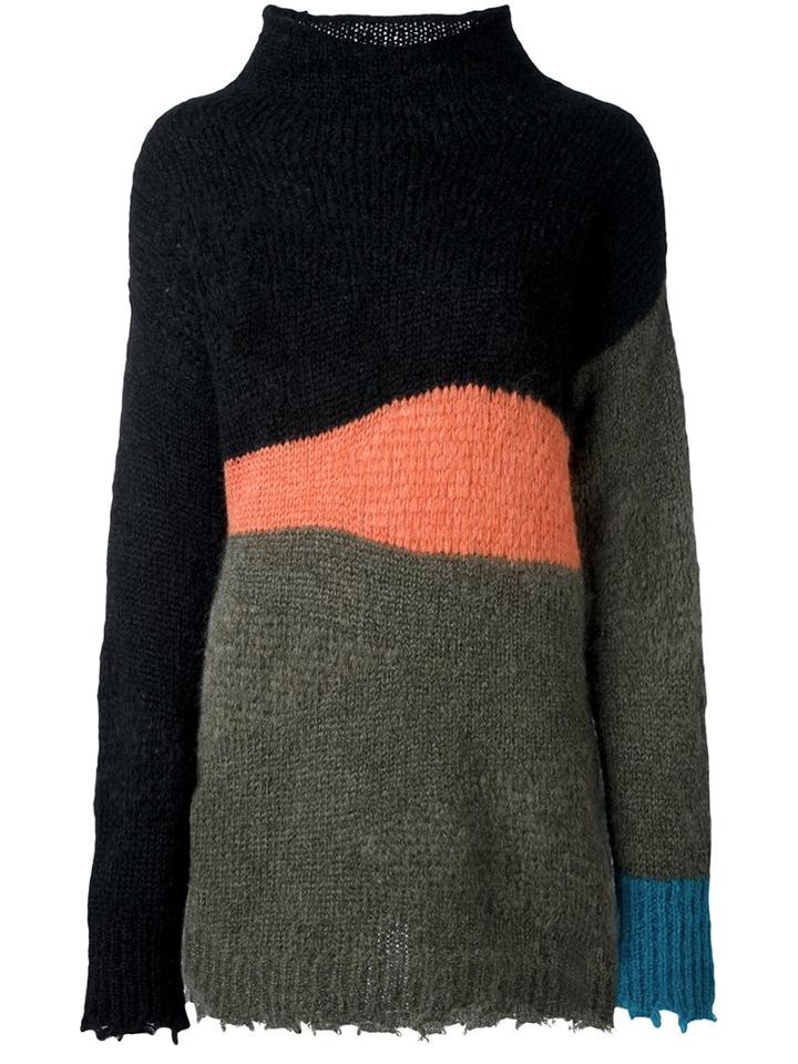 Etro High Neck Jumper, Women's, Size: 40, Orange, Polyamide/mohair