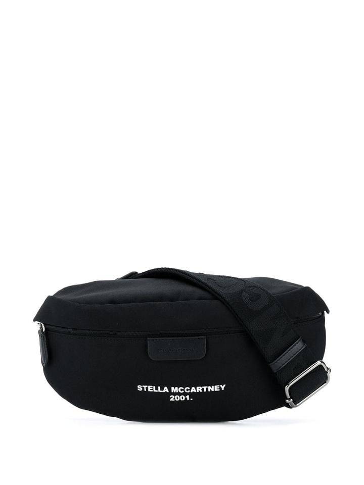 Stella Mccartney Logo Print Belt Bag - Black