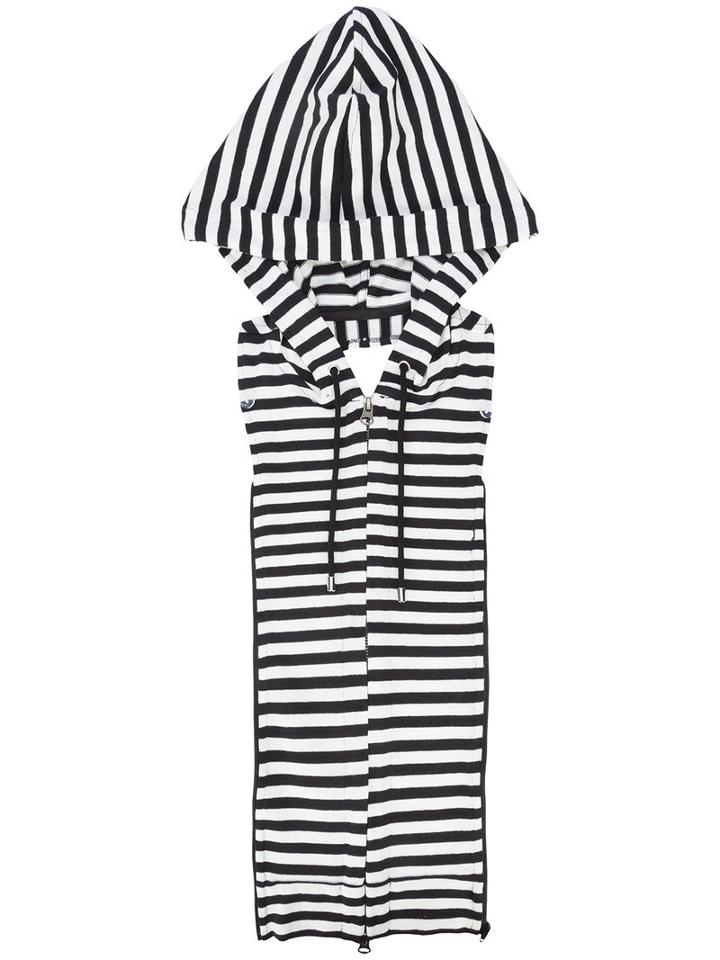 Veronica Beard - Removable Striped Hood Dickey - Women - Cotton/polyester - One Size, White, Cotton/polyester