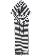 Veronica Beard - Removable Striped Hood Dickey - Women - Cotton/polyester - One Size, White, Cotton/polyester