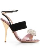 Giambattista Valli Crystal Embellished Sandals - Pink