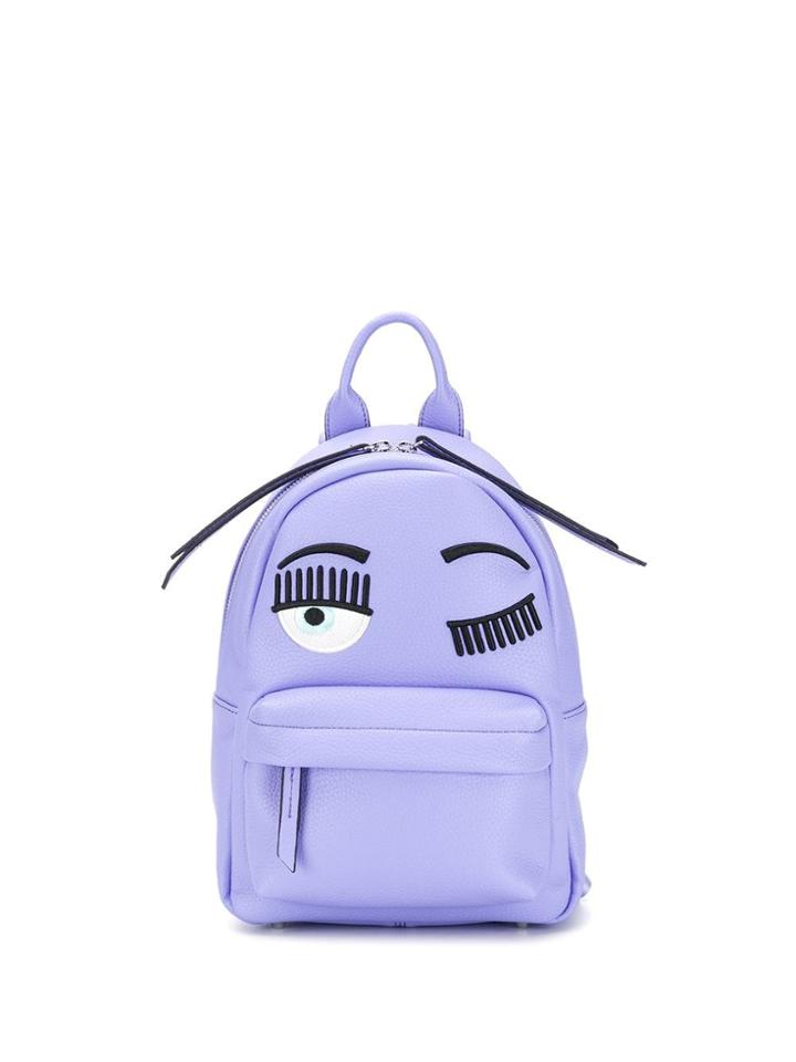 Chiara Ferragni Flirting Small Backpack - Purple