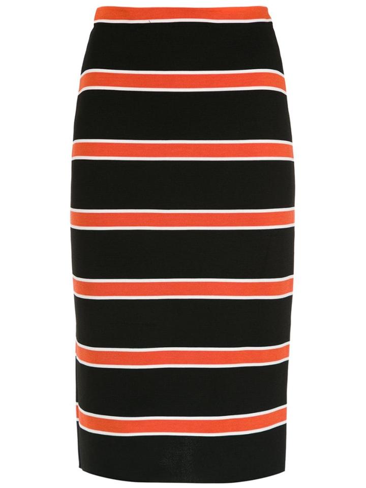 Nk Knit Midi Skirt - Yellow & Orange