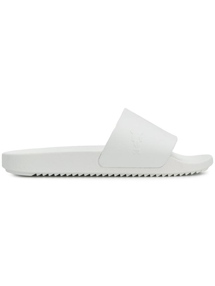 Rick Owens Drkshdw Slip-on Pool Slides - White