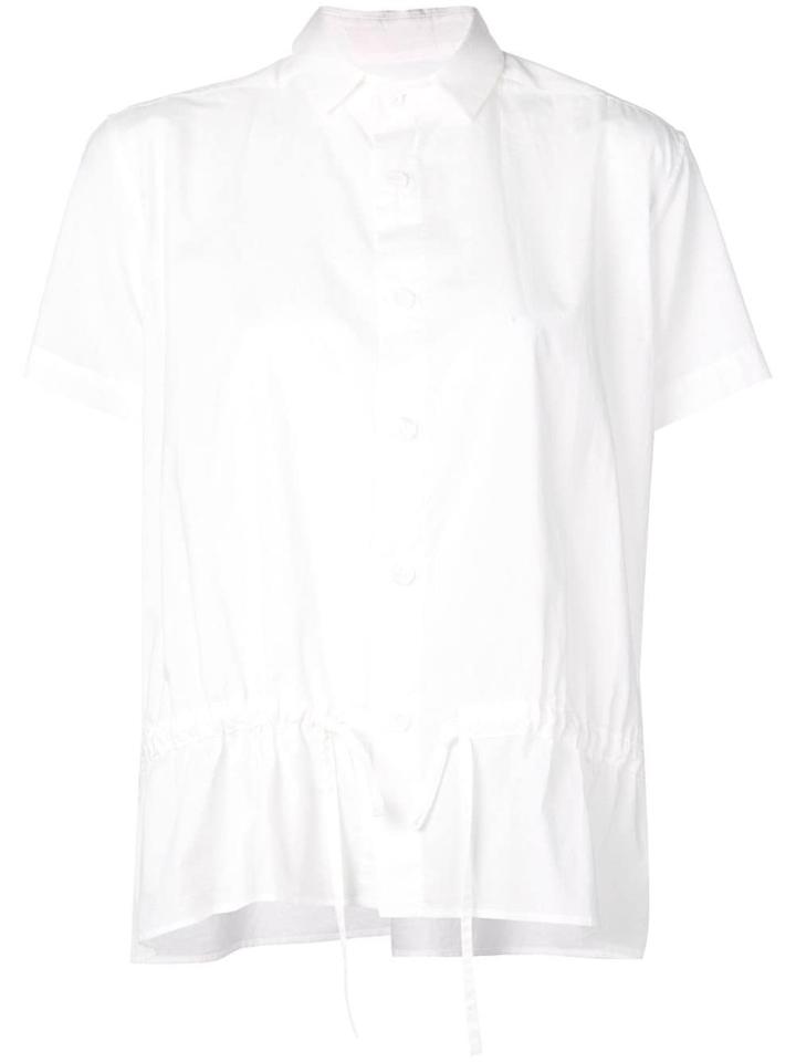 Y's Drawstring Waist Shirt - White