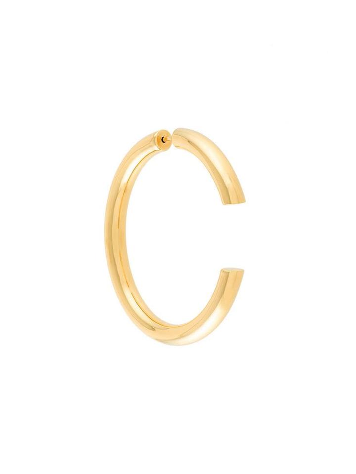 Maria Black Disrupted 40 Hoop Earring - Yellow