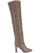 Chloé Quaylee Over-the-knee Boots - Grey