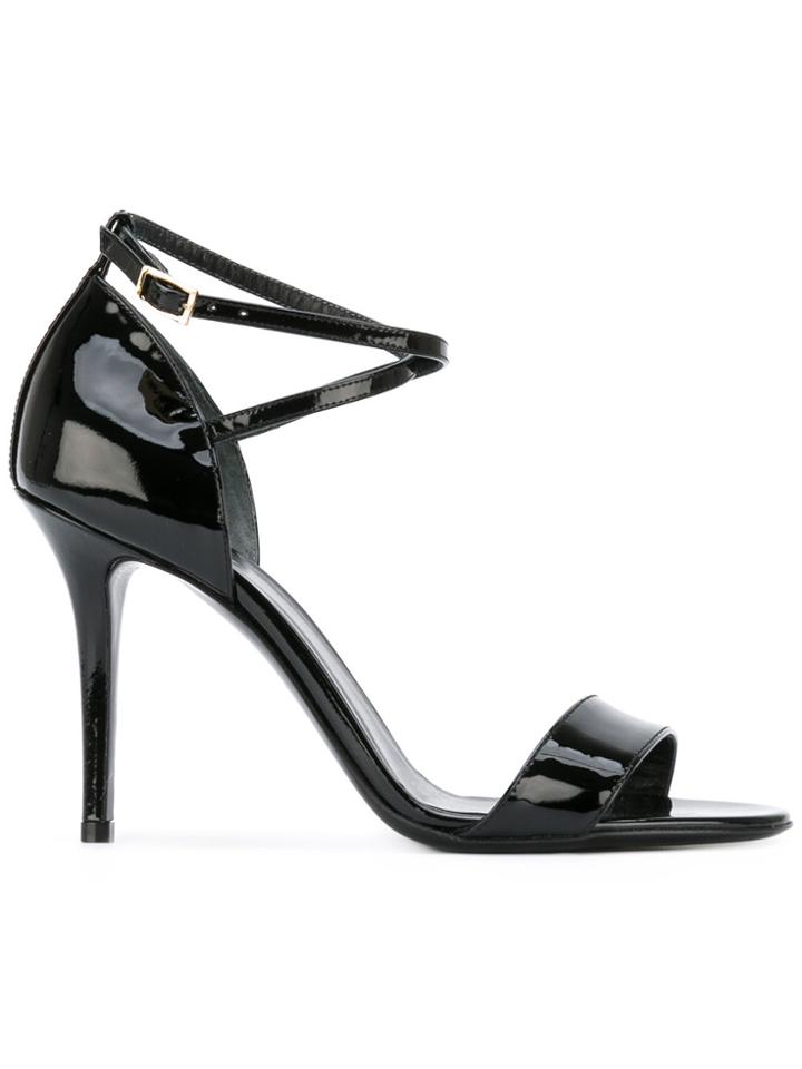 Armani Collezioni Ankle Strap Sandals - Black