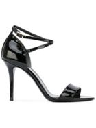 Armani Collezioni Ankle Strap Sandals - Black