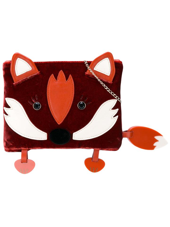 Charlotte Olympia Badger Pouch - Red
