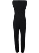 Mcq Alexander Mcqueen Draped Jumpsuit, Women's, Size: 44, Black, Polyester