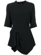 Stella Mccartney - Draped Top - Women - Spandex/elastane/acetate/viscose - 40, Black, Spandex/elastane/acetate/viscose
