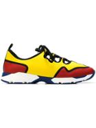 Marni Contrast Panel Sneakers - Yellow