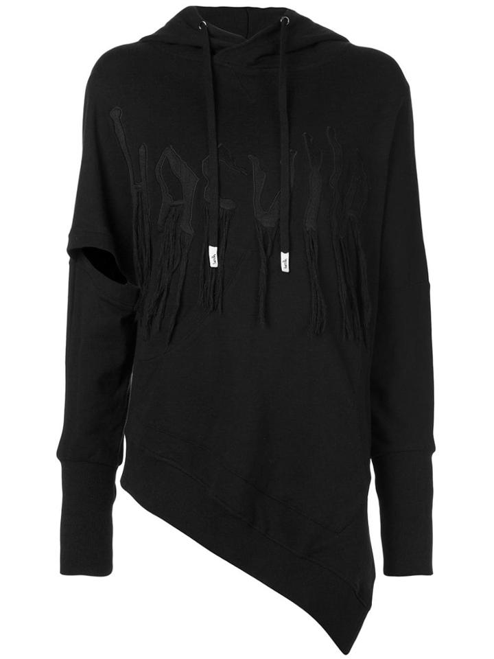 Haculla Argh Print Hoodie - Black