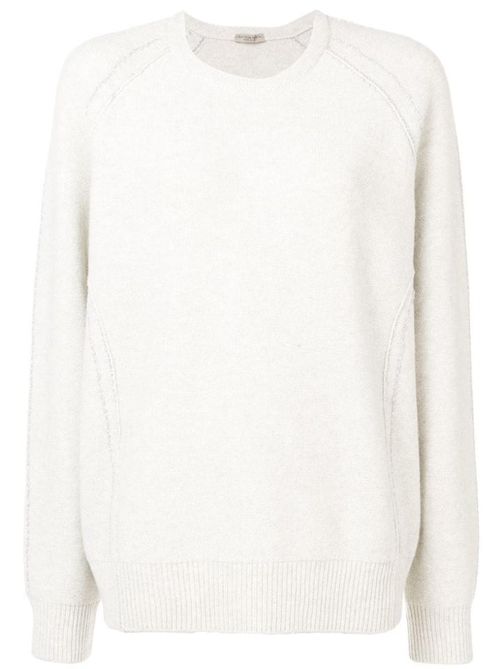 Bottega Veneta Oversized Knit Jumper - Neutrals