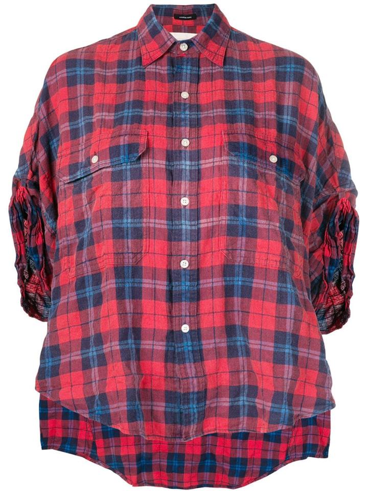 R13 Plaid Casual Shirt - Red