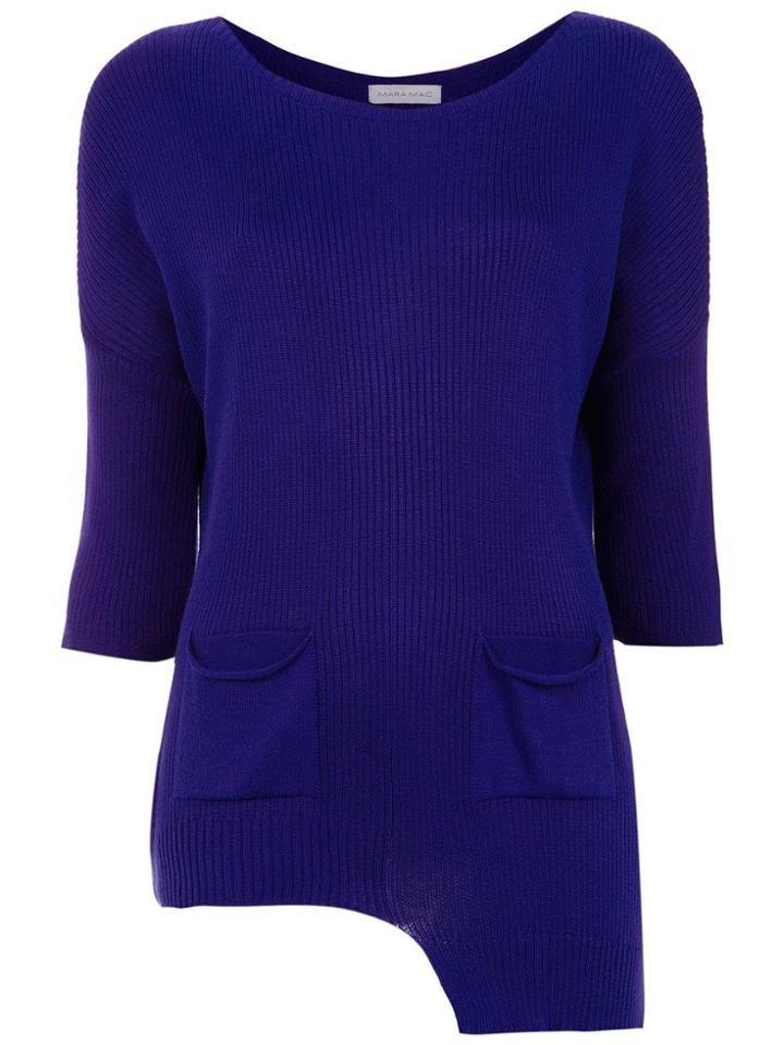Mara Mac Knitted Top - Blue