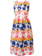 P.a.r.o.s.h. 'penelope' Dress, Women's, Size: Small, Blue, Polyester/silk/polyamide/polyamide