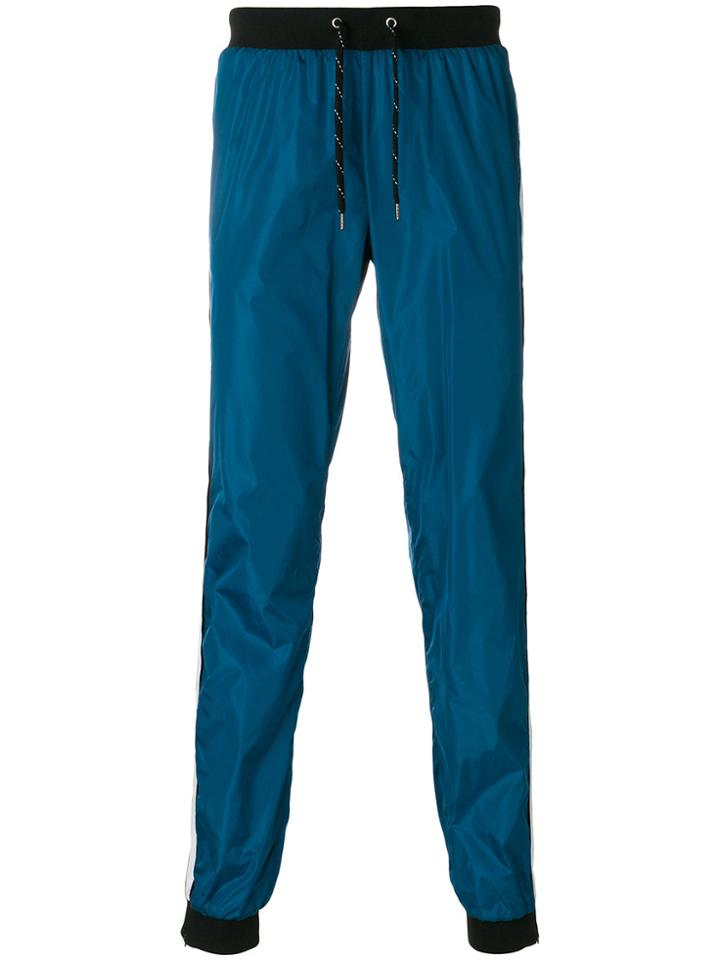 Andrea Crews Side-stripe Track Trousers - Blue