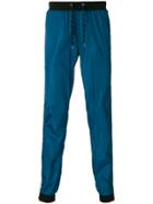 Andrea Crews Side-stripe Track Trousers - Blue