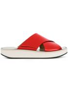 Flamingo's Open-toe Sandals - Red