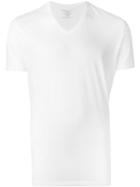 Majestic Filatures V Neck T-shirt, Men's, Size: L, White, Cotton