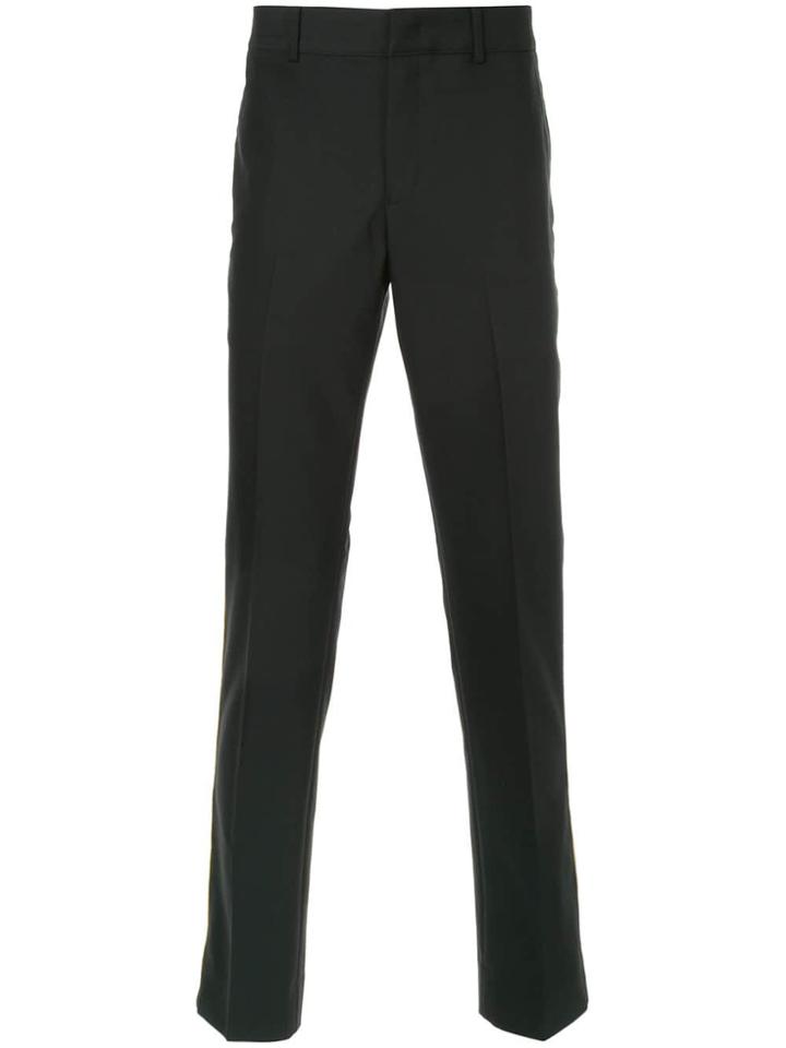 Ck Calvin Klein Side Striped Trousers - Black