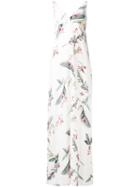 Cacharel - Floral Print Maxi Dress - Women - Silk - 40, White, Silk