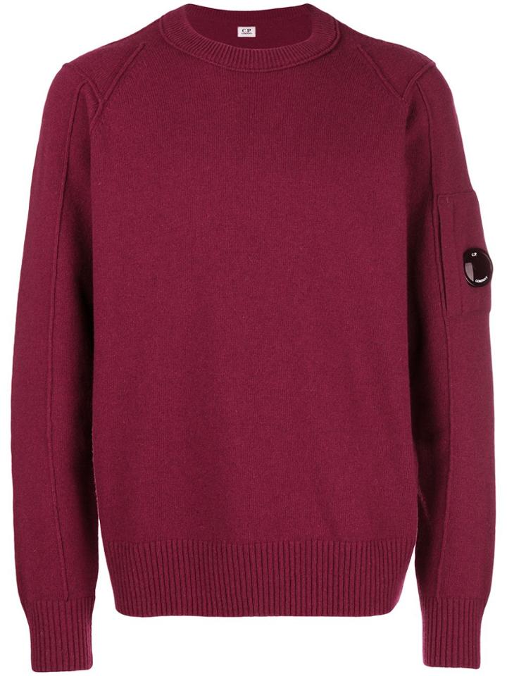 Cp Company Crew Neck Sweater - Red