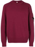 Cp Company Crew Neck Sweater - Red
