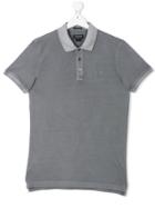 Woolrich Kids Teen Short Sleeve Polo Shirt - Grey
