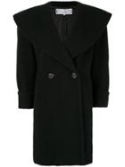 Yves Saint Laurent Pre-owned Exaggerated Lapel Double-breasted Coat -