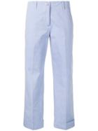 Alberto Biani Classic Tapered Trousers - Blue
