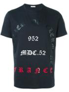 Moncler Printed T-shirt, Men's, Size: Xxl, Blue, Cotton