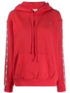 Levi's Logo Band Hoodie - Red