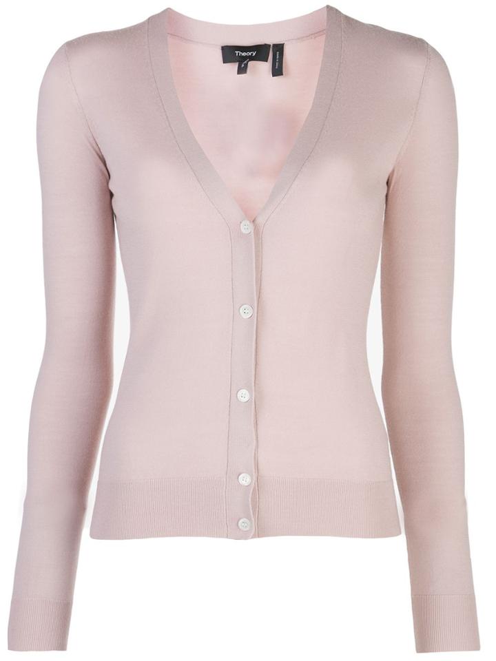 Theory V-neck Cardigan - Grey