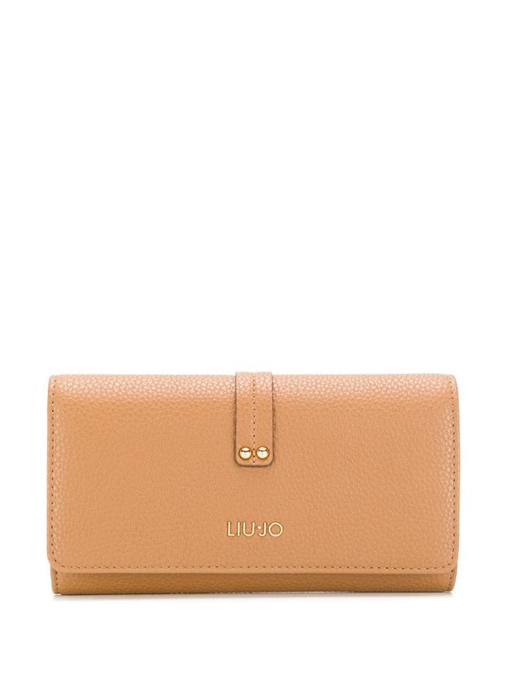 Liu Jo Logo Plaque Wallet - Neutrals