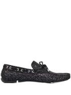 Just Cavalli Iridescent Loafers - Black