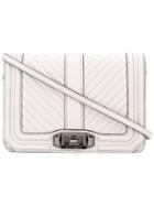 Rebecca Minkoff - Quilted Flap Crossbody Bag - Women - Leather/polyester - One Size, Grey, Leather/polyester